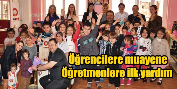 Minik Öğrencilere Sağlık Taraması