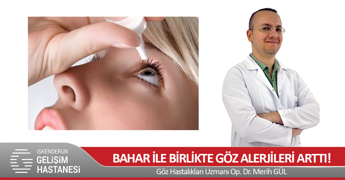 BAHAR İLE BİRLİKTE GÖZ ALERJİLERİ ARTTI!